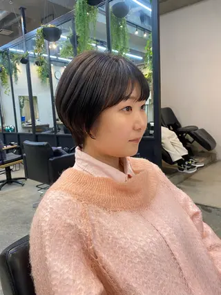 ショート やました もえかのヘアスタイル