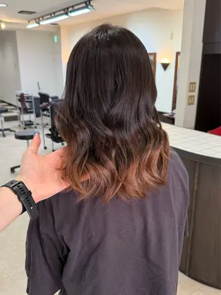 ロング カラー 宮嶋 蓮のヘアスタイル