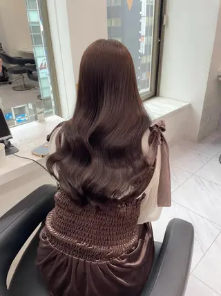 ロング 🤍透明感カラー/ 韓国レイヤー🤍のヘアスタイル