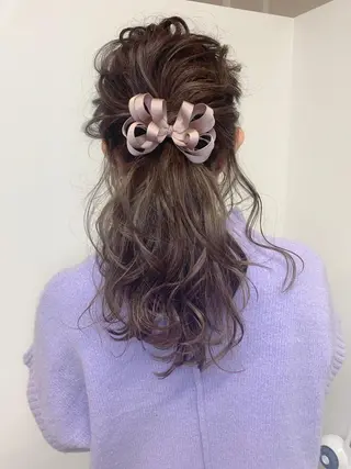 カラー ヘアアレンジ Sol plusのヘアスタイル