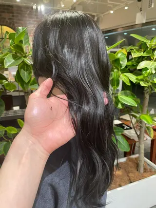 ロング カラー 髪質改善🪄 イルミナカラー岩谷のヘアスタイル