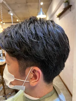 ショート メンズ 佐藤槙哉 サトウシンヤのヘアスタイル