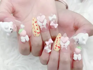 ネイル MoMoA Nail ネイル長さ出し専門店のネイルデザイン