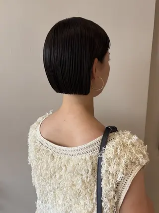 カラー 井上 結のヘアスタイル