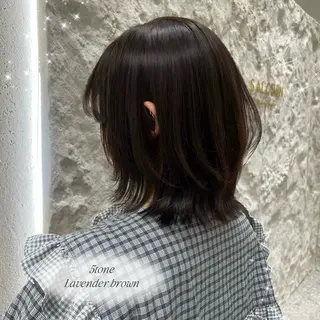 セミロング カラー 銀座マンツーマン♡ 艶髪/佐藤カコのヘアスタイル