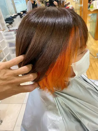ショート カラー Lindo 本田のヘアスタイル
