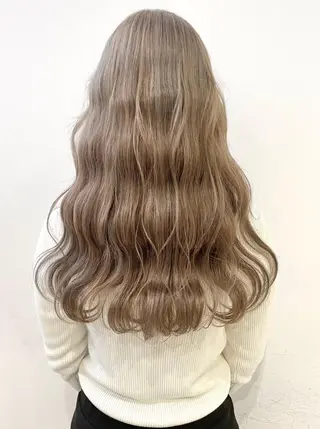 ロング カラー レイヤーカット 赤み消し　店長/大和のヘアスタイル