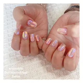 ミディアム ネイル 🐾enen style 🐾のネイルデザイン