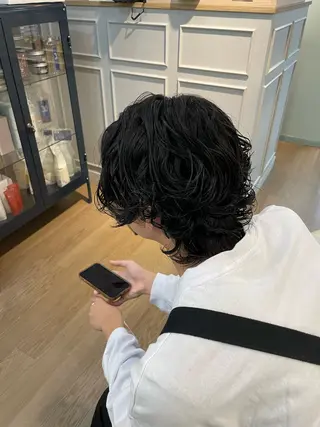 セミロング メンズ cocona天王寺 🫧NOAのヘアスタイル