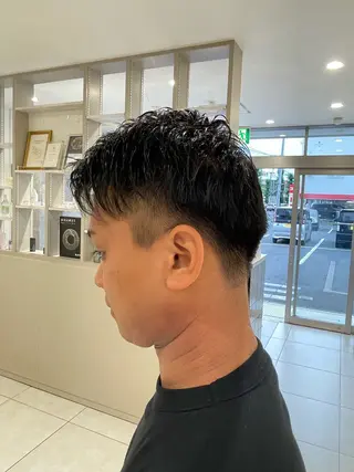 メンズ 松田記和 モデル募集中のヘアスタイル