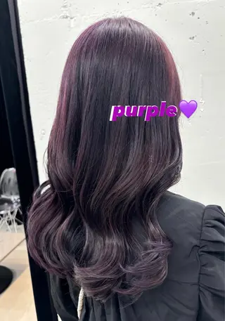 ロング カラー 🫧‪Ameri🫧 Emma ecoleのヘアスタイル