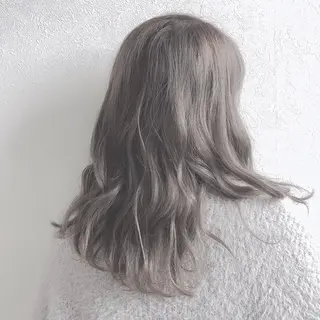 セミロング カラー 野村 俊太のヘアスタイル
