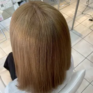 ミディアム カラー 縮毛矯正/ワンカラー モデル募集🫧田村のヘアスタイル