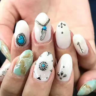 ネイル 渋谷/チップ長さ出し 👑アプレgel-xのネイルデザイン