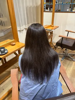 ロング カラー RINNO🌷透明感 カラー/髪質改善のヘアスタイル
