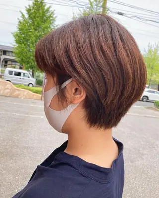 ショート おの はるかのヘアスタイル