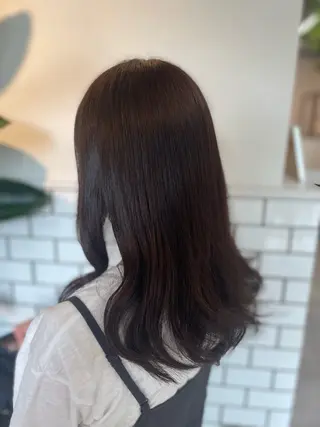 ロング カラー 松井 悠希のヘアスタイル