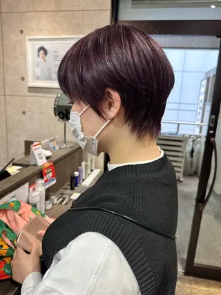ショート カラー 遠藤沙也加 /レイヤーカットのヘアスタイル
