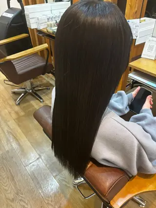 ロング 平野 竜大のヘアスタイル