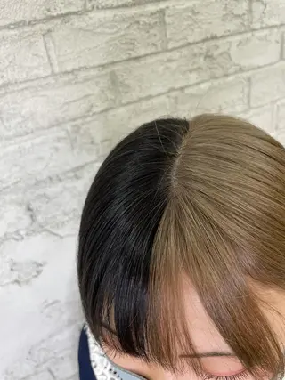 ショート カラー ブリーチ特化 ハイトーンRYOYAのヘアスタイル