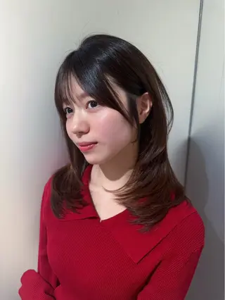 ロング 透明感×エクステ× 前髪,顔周り そうまのヘアスタイル