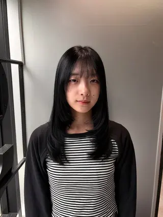 セミロング カラー 新宿/ヘアカラー Runeのヘアスタイル