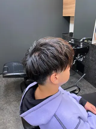 ショート メンズ メンズパーマモデル 大募集中のヘアスタイル