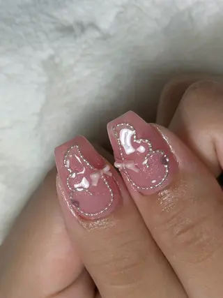 ネイル dimples yuki🎀 ꒷꒦♡のネイルデザイン