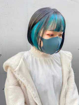 カラー 瀬戸 杏珠のヘアスタイル