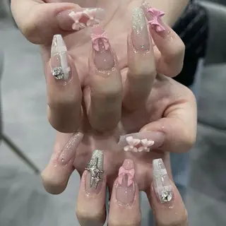 ネイル Lee Nails チップ長さだし専門店のネイルデザイン
