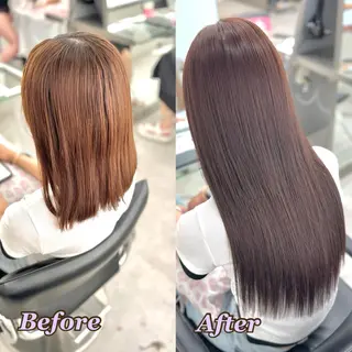ヘアメ🎀ハイトーン 🩵エクステ🪄しほのヘアスタイル