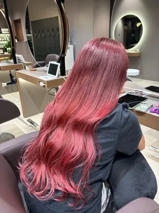 セミロング カラー Riko 🎀🍪のヘアスタイル