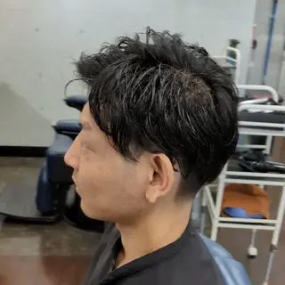 ショート メンズ 金城 宏宜のヘアスタイル