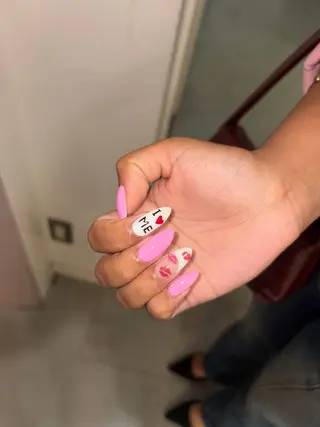 ネイル 33nail✴️栄 スミレ❇️Gel-xのネイルデザイン