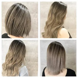 カラー 髪質改善で 憧れの潤艶美髪にのヘアスタイル