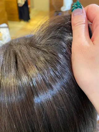 セミロング カラー niconail 🧣ayu 📍烏山のネイルデザイン