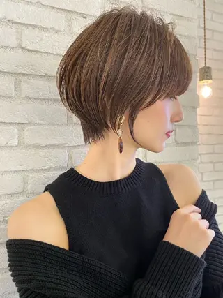 ショート 髪質改善/韓国ヘア /透明感カラー🧸のヘアスタイル