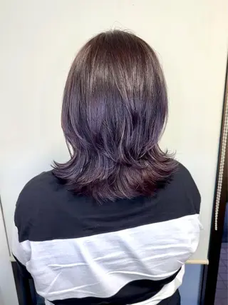ミディアム カラー ブリーチカラー🫧 森　凪沙のヘアスタイル