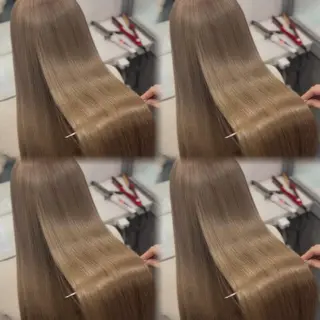 ロング カラー 🦋REISA🦋 エクステ×ハイトーンのヘアスタイル
