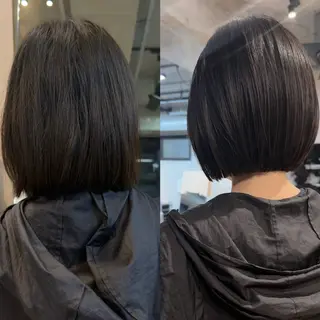 ショート ウルフ/レイヤー/ ブリーチカラーのヘアスタイル