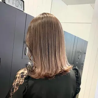 ロング カラー パーマ ヘアアレンジ メンズ キッズ ネイル マツエク・マツパ 🧸ハイトーン🧸 ゆっきー🧸のヘアスタイル