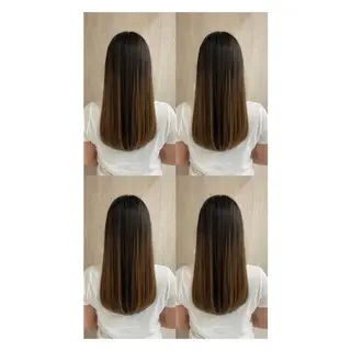 ロング カラー 店長✨レイヤー✖️ 髪質改善✖️韓国ヘアのヘアスタイル