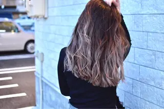 ミディアム カラー 信原 獎人のヘアスタイル