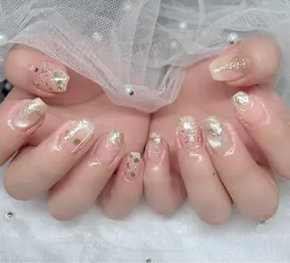 ネイル 🎀PG🩵 ネイルサロンのネイルデザイン