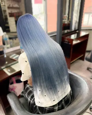 ロング カラー ハイトーンエクステ 🎩カズキ🎩のヘアスタイル