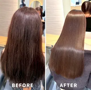 ロング こが とあのヘアスタイル