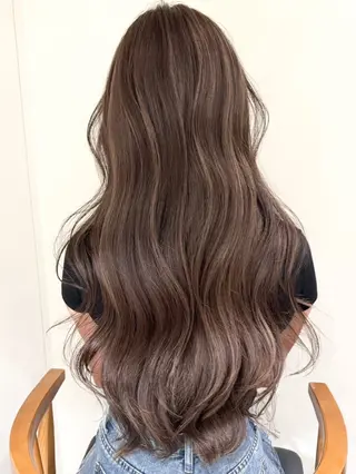 ミディアム カラー ヘアアレンジ 🫧透明感カラー/ 艶カラー🫧namiのヘアスタイル