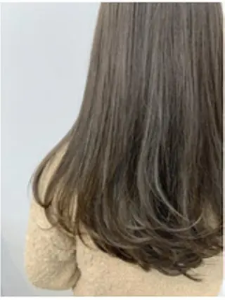 セミロング カラー パーマ ヘアアレンジ 【ヘアケア特化型】 newi天王寺のヘアスタイル
