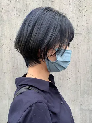 ショート カラー 透明感カラー✂︎ /縮毛矯正/YUKAのヘアスタイル