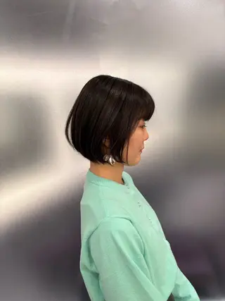 ショート カラー 透明感カラー/ 髪質改善/しおりのヘアスタイル
